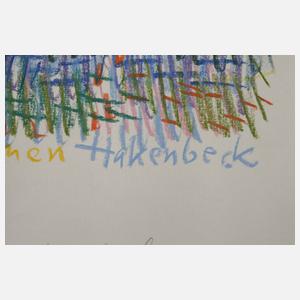 Harald Hakenbeck, "Häuser zwischen Bäumen"