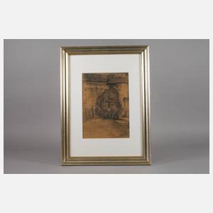 Herfurth, Reparatur an der Dampflok