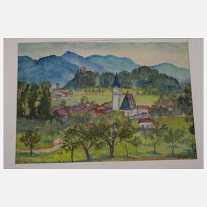 Hubert Hubner, Konvolut Aquarelle