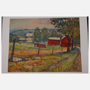 Hubert Hubner, Konvolut Aquarelle