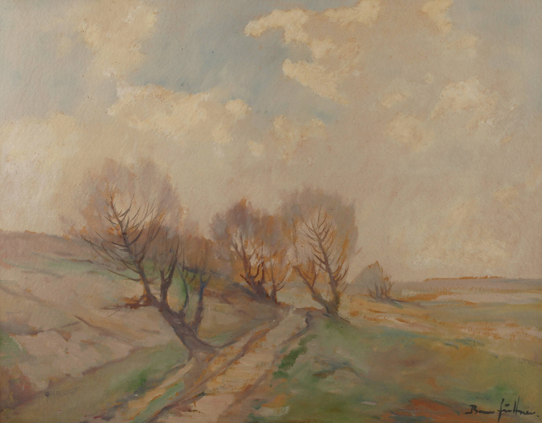 Bruno Jüttner, "Frühlingsahnen"