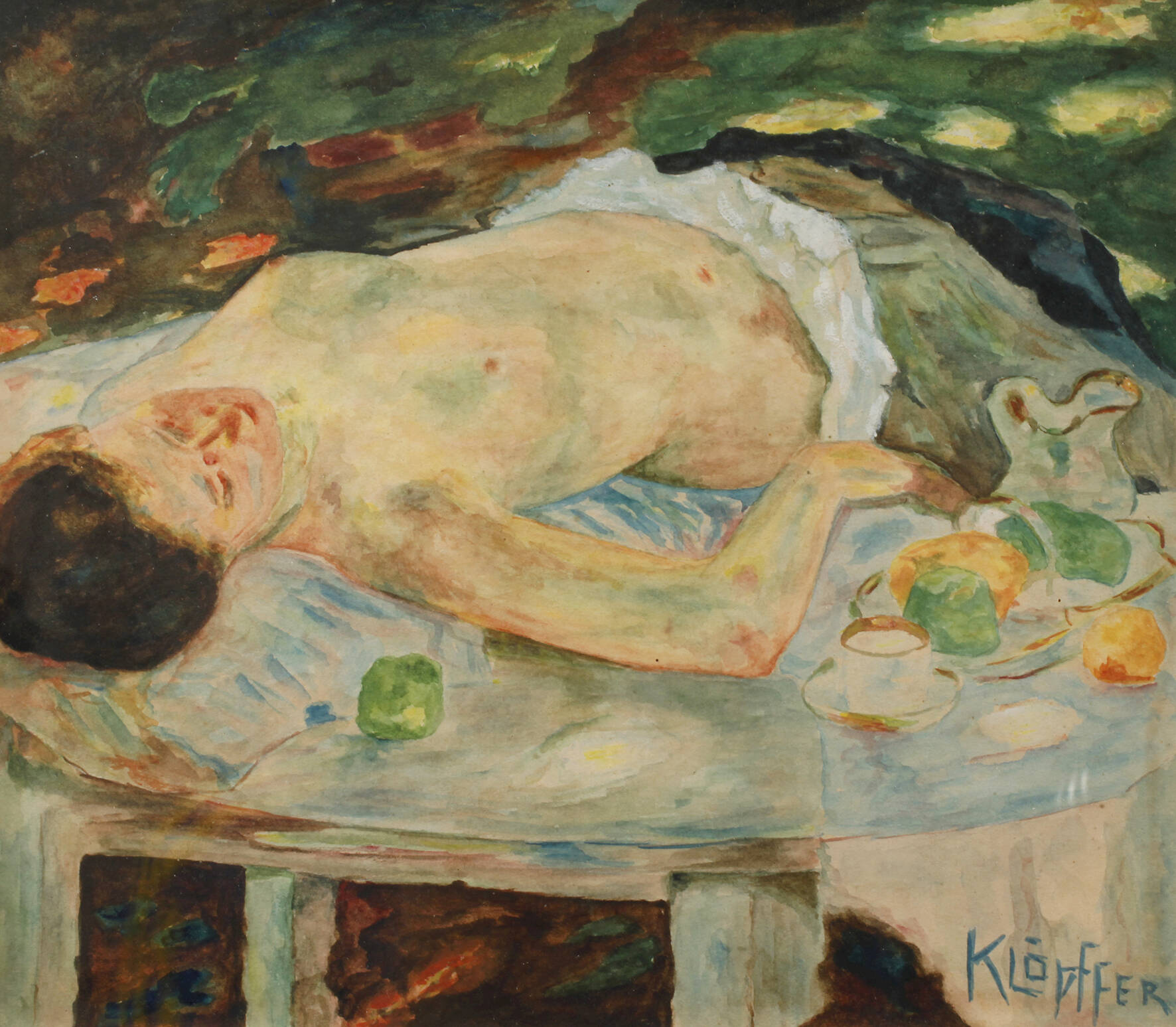 Klöpffer, Liegender Akt