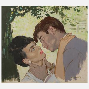 E. Köhler, Junges Liebespaar