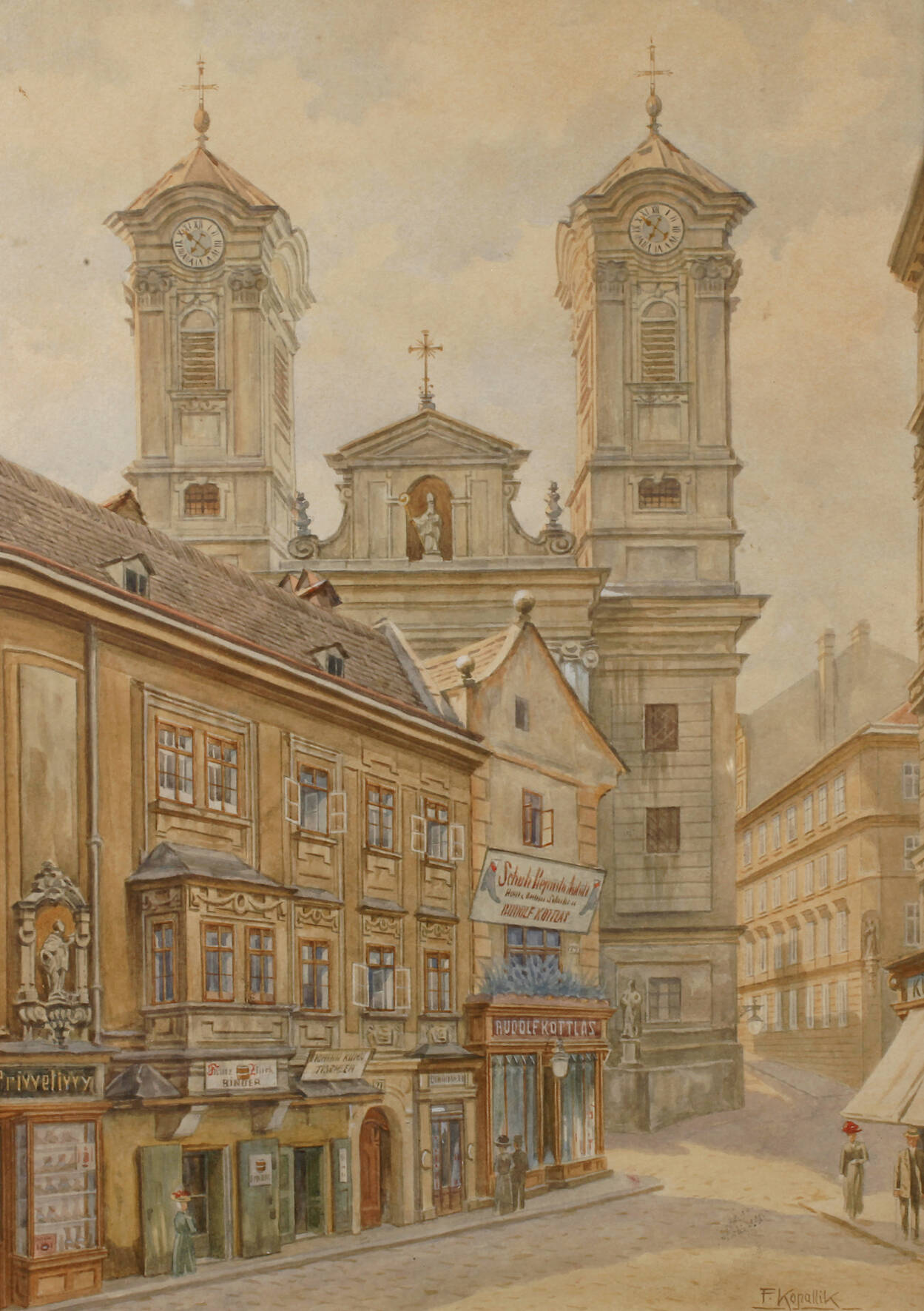 Prof. Franz Kopallik, St. Ulrich-Kirche in Wien