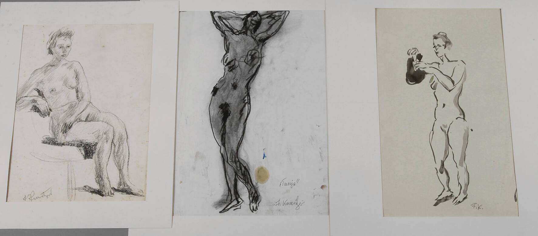 Friedrich Kunitzer, Konvolut Aktstudien