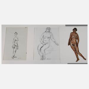 Friedrich Kunitzer, Konvolut Aktstudien