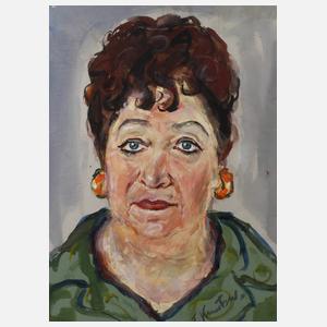 Friedrich Kunitzer, Damenportrait