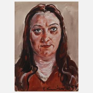 Friedrich Kunitzer, Frauenportrait