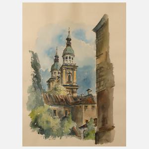 Marie Pilat, Ansicht Salzburger Dom