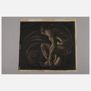 Adolf Presber, Sitzender Akt