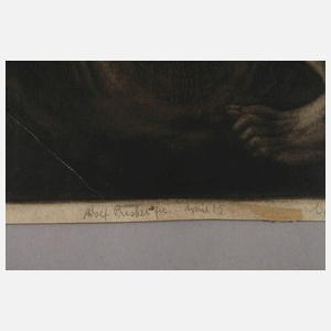 Adolf Presber, Sitzender Akt