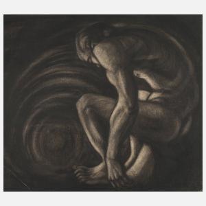 Adolf Presber, Sitzender Akt