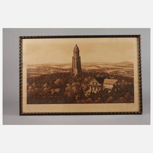 Prof. Karl Ringel, Bismarckturm bei Asch