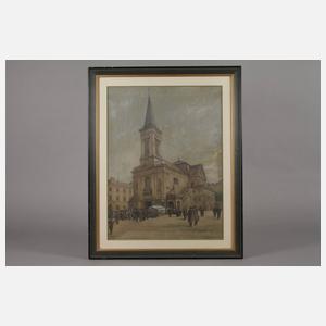 Eduard Schedlbauer, Kalvarienbergkirche in Hernals