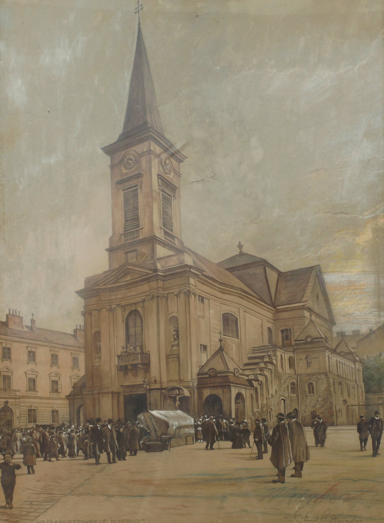 Eduard Schedlbauer, Kalvarienbergkirche in Hernals