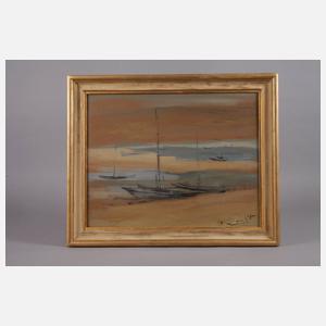 Max Schmidt, Boote am Strand