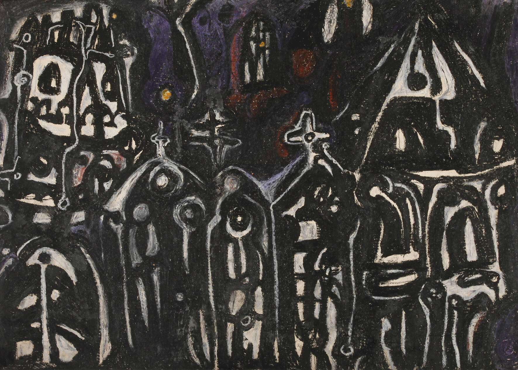 Nächtliches Kloster