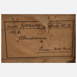 Egon Graf von Holtzendorff, "Abendsonne"