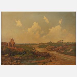 August Reinhardt, Landschaft der Campagna Romana
