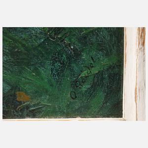 Oskar Seidel, Spiegelungen im Waldsee