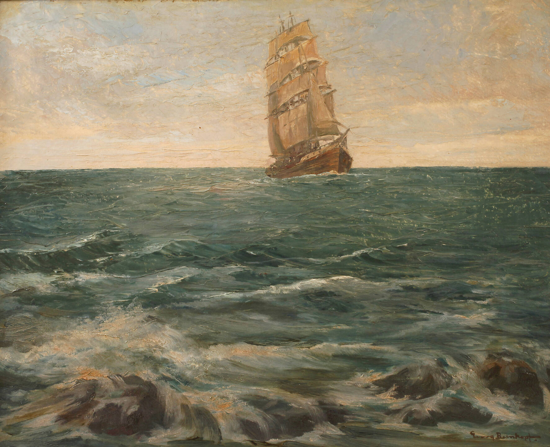 Georg Bernkopf, Segler im Wind