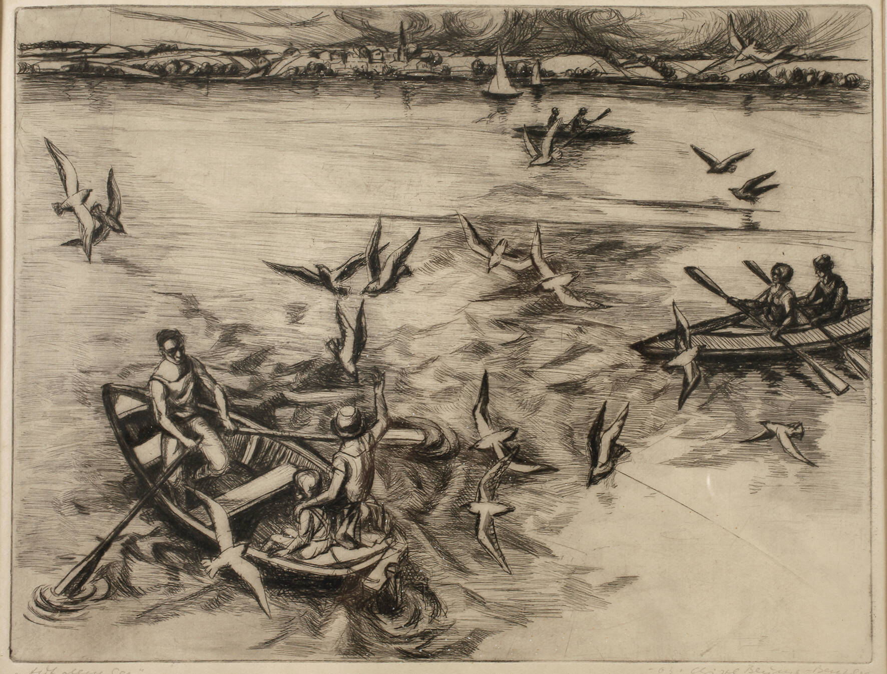 Christel Blume-Benzler, "Auf dem See"