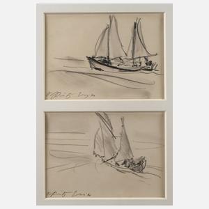 Hanns Georgi, Paar Bootsstudien