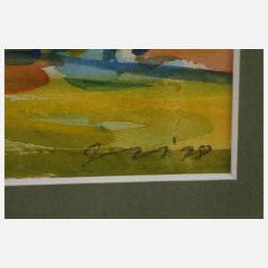 Hanns Georgi, Lichte Sommerlandschaft