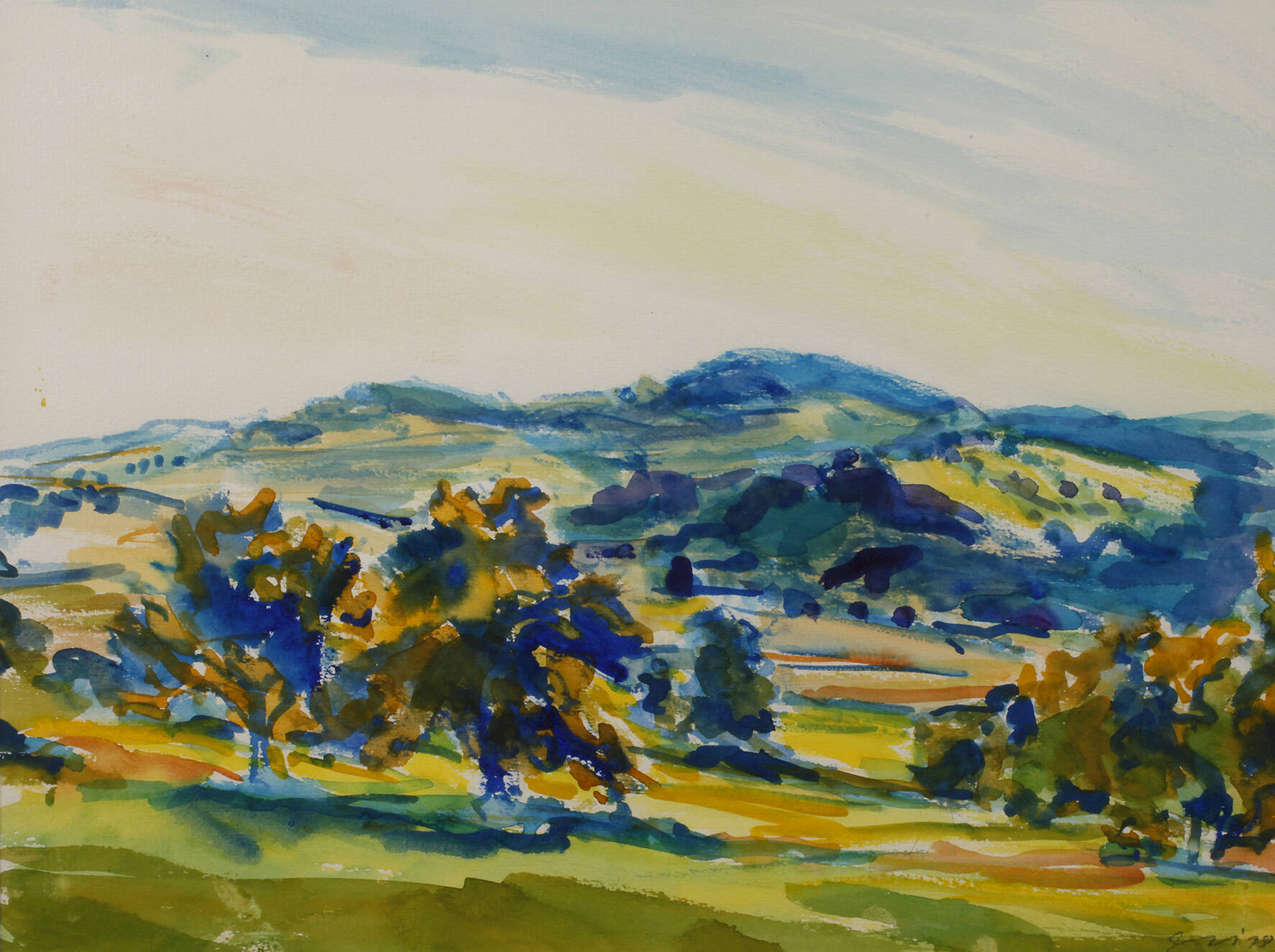 Hanns Georgi, Lichte Sommerlandschaft