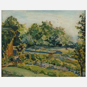 Dr. Hanns Georgi, Sommerlicher Garten