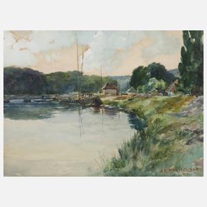 Max Heiland, Saale bei Wettin