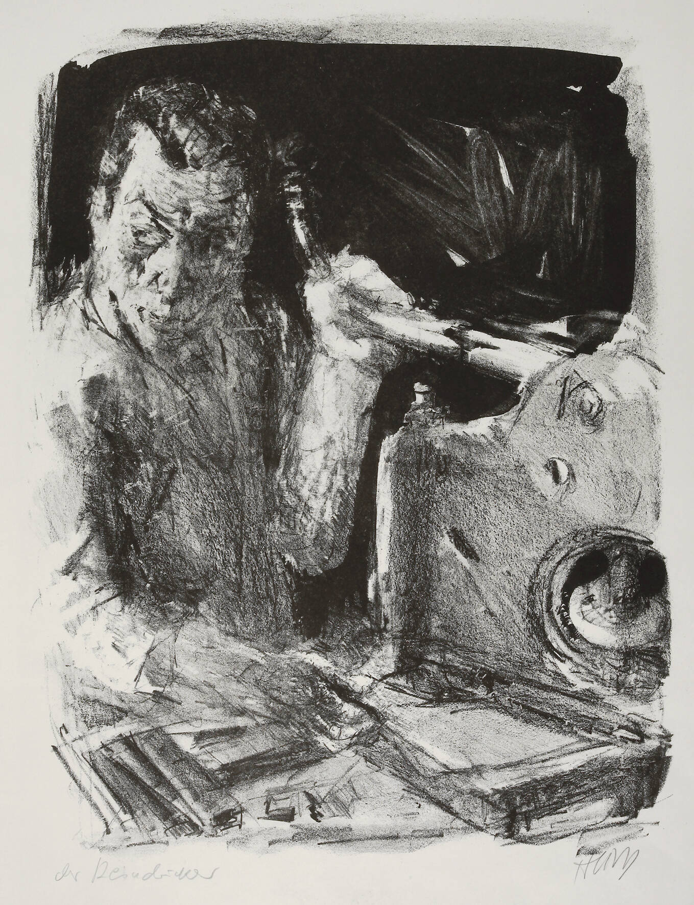 Bernhard Heisig, "Der Steindrucker"