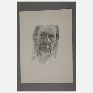 Prof. Bernhard Heisig, Selbstbildnis