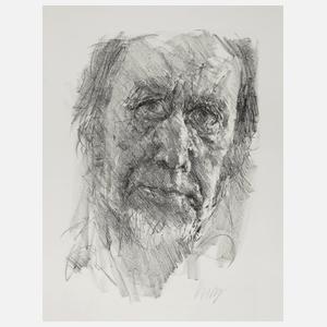 Prof. Bernhard Heisig, Selbstbildnis