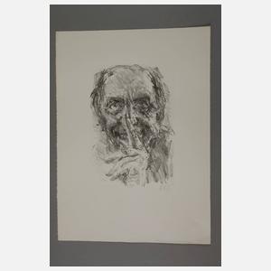 Bernhard Heisig, Selbst mit Zeigefinger