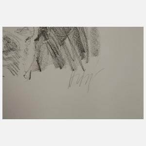 Bernhard Heisig, Selbst mit Zeigefinger