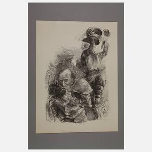 Bernhard Heisig, Ritter und Bauer