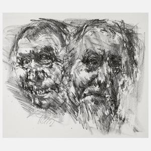 Prof. Bernhard Heisig, Doppelportrait