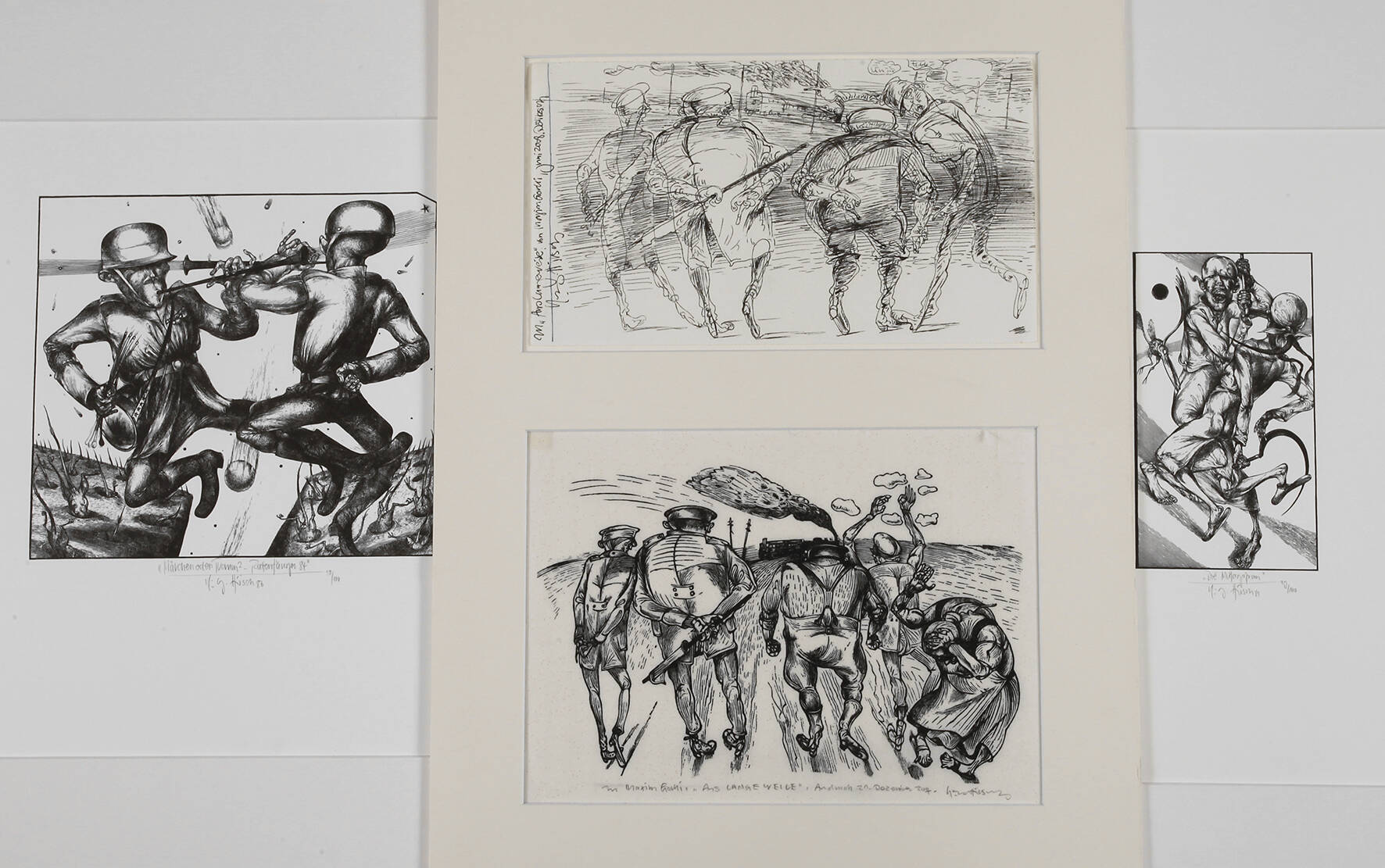 Karl-Georg Hirsch, Konvolut Arbeiten auf Papier