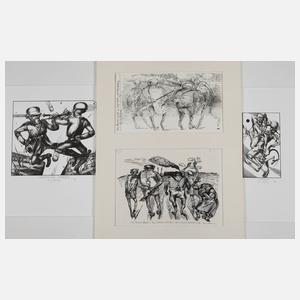 Karl-Georg Hirsch, Konvolut Arbeiten auf Papier