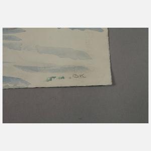 Prof. Bernhard Kretzschmar, Die Elbe bei Dresden