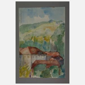 Prof. Bernhard Kretzschmar, Die Elbe bei Dresden