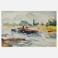 Prof. Bernhard Kretzschmar, Die Elbe bei Dresden111