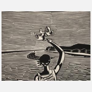 Prof. Wolfgang Mattheuer, "Wolgafahrt"