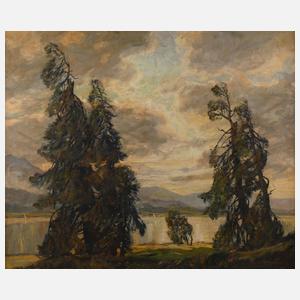 Hans Münnich, "Abendstimmung am Kochelsee"