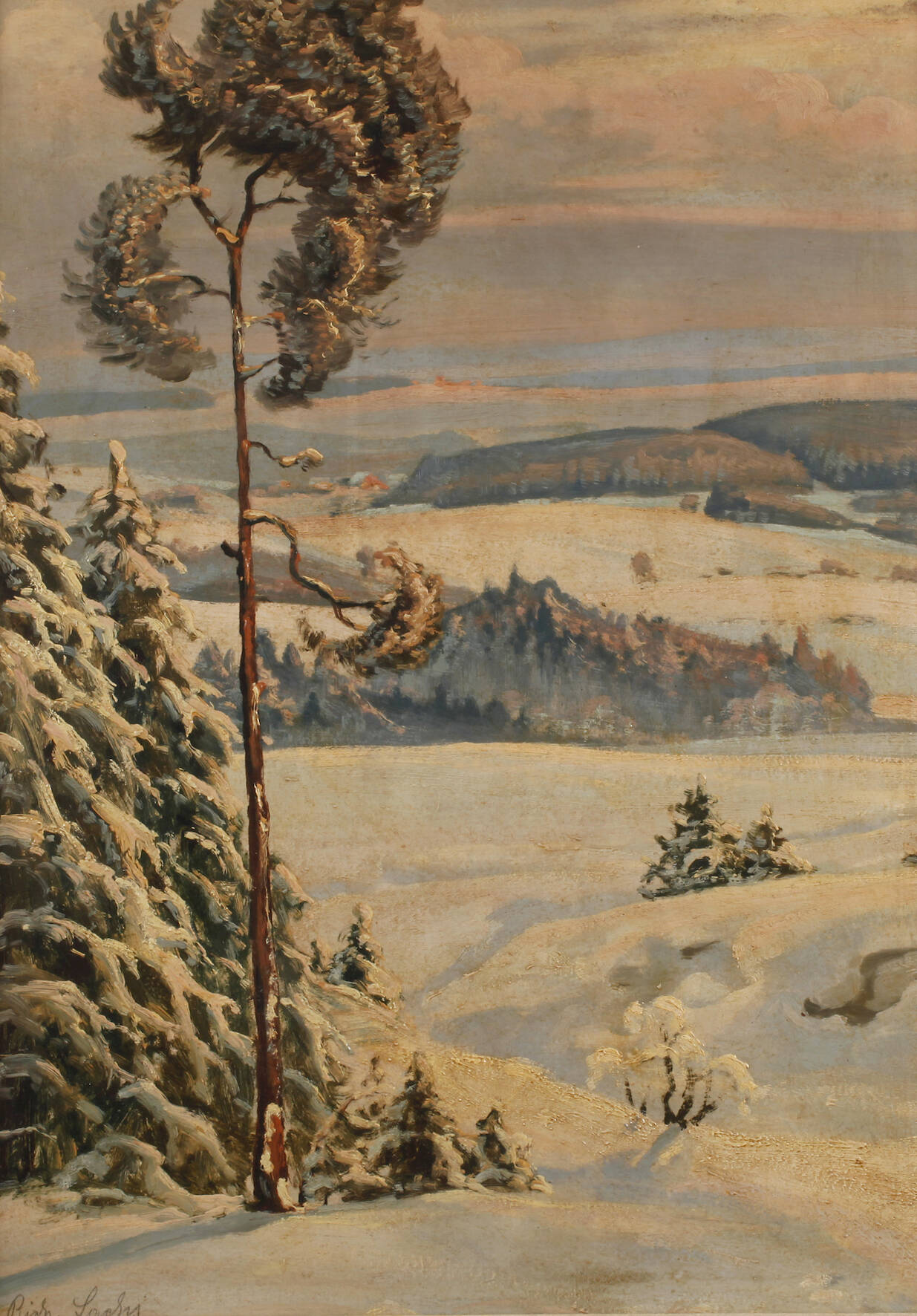 Richard Sachs, Winter im Vogtland