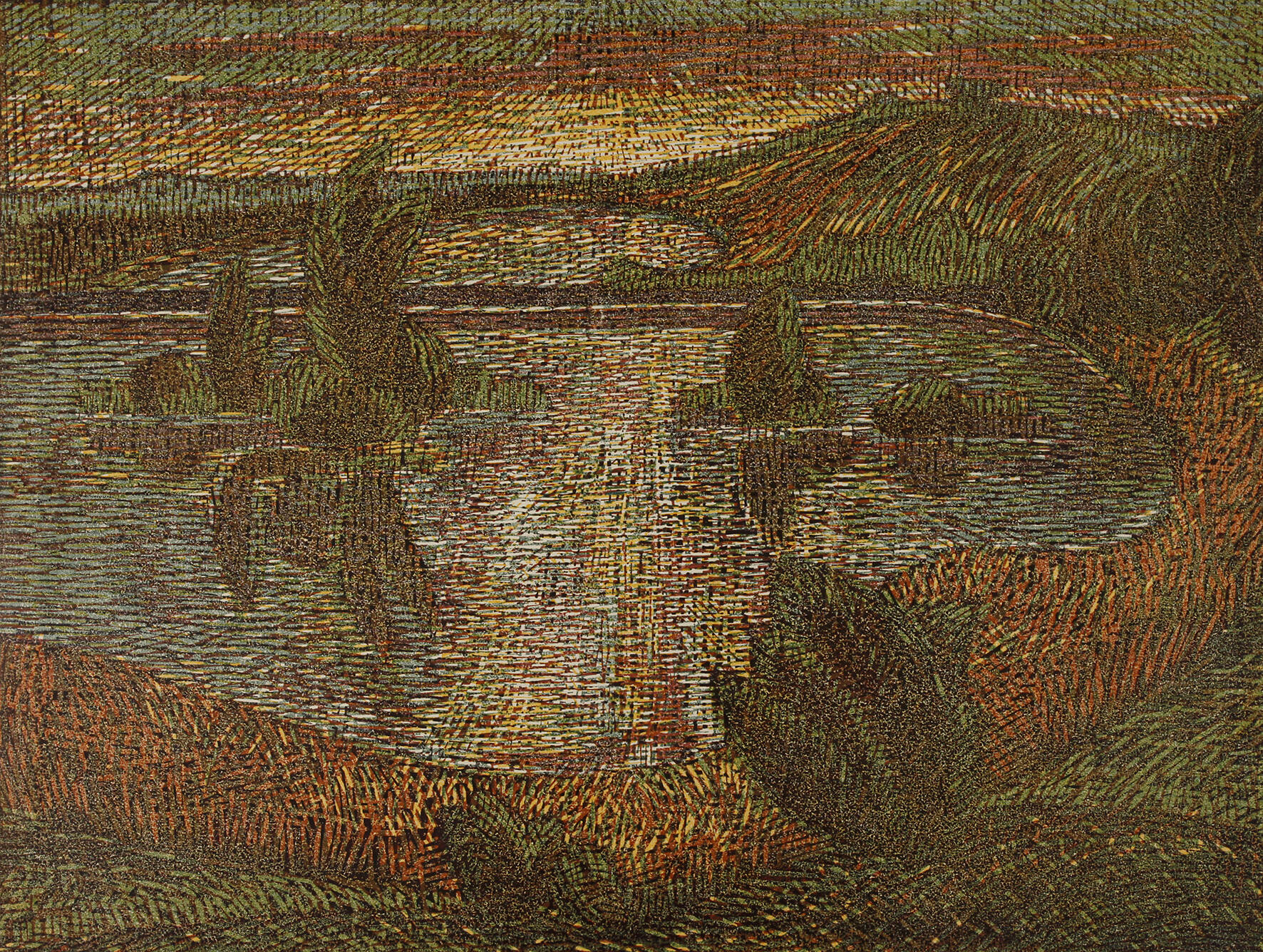 Gerold Schwenke, "Moritzburger Teichlandschaft"