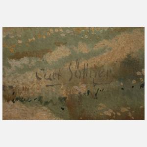 Curt Söllner, Berchtesgaden mit dem Watzmann