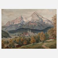 Curt Söllner, Berchtesgaden mit dem Watzmann111
