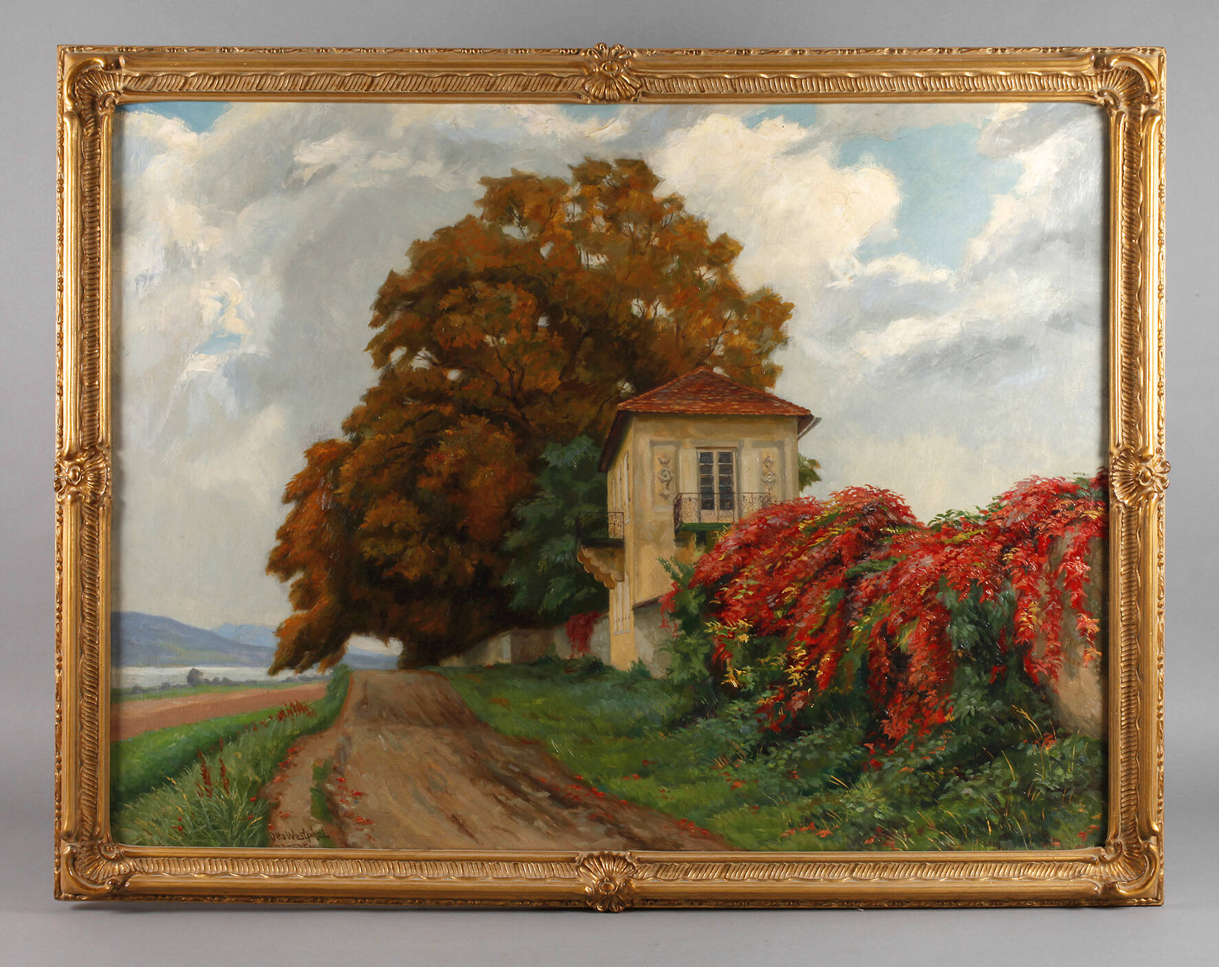 Otto Westphal, Herbstliche Flusslandschaft